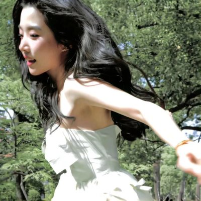头发松散